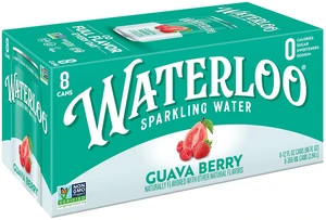 Waterloo Sparkling Water Guava Berry 12 Fl Oz 8 Pack Zero Calories Zero Sugar Non-GMO Waterloo Sparkling Water Guava Berry 12 Fl Oz 8 Pack Zero Calories Zero Sugar Non-GMO