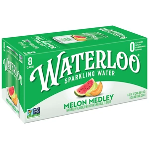 Waterloo Sparkling Water Melon Medley, 12 fl oz, 8-Pack Cans Waterloo Sparkling Water Melon Medley, 12 fl oz, 8-Pack Cans