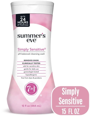 Summer's Eve Simply Sensitive All-Over Daily Feminine Wash, 15Oz Summer's Eve Simply Sensitive All-Over Daily Feminine Wash, 15Oz