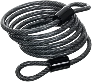 Hyper Tough 6ft Braided Steel Security Cable, Vinyl Coated Open Loop Cable Lock, 1/4in. Diameter, Weather Resistant Hyper Tough 6ft Braided Steel Security Cable, Vinyl Coated Open Loop Cable Lock, 1/4in. Diameter, Weather Resistant