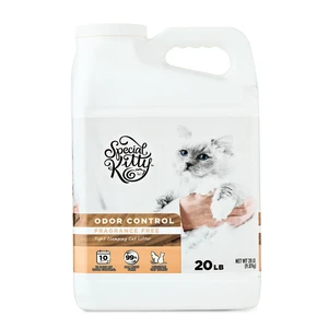 Special Kitty Unscented Clumping Clay Cat Litter, 20lbs Jug, 1 Count Special Kitty Unscented Clumping Clay Cat Litter, 20lbs Jug, 1 Count