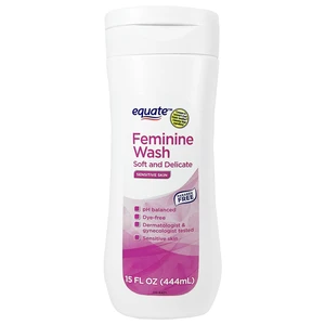 Equate Feminine Wash for Sensitive Skin, Soft and Delicate, 15floz Equate Feminine Wash for Sensitive Skin, Soft and Delicate, 15floz