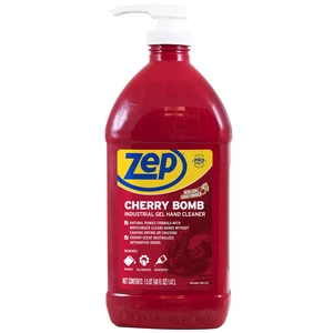 Zep Cherry Bomb Heavy-Duty Hand Cleaner, 48 fl oz, Cherry Blossom Scent Zep Cherry Bomb Heavy-Duty Hand Cleaner, 48 fl oz, Cherry Blossom Scent