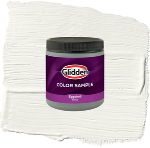 Glidden Commercial White Satin Interior Paint Color Sample 1/2 Pint Glidden Commercial White Satin Interior Paint Color Sample 1/2 Pint