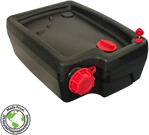 Hyper Tough HT-10QT-2025 10Quart Automotive Drain Pan Container, Black Hyper Tough HT-10QT-2025 10Quart Automotive Drain Pan Container, Black
