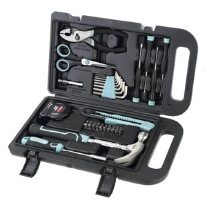 Hyper Tough 40-Piece Household Tool Kit, Seafoam Hyper Tough 40-Piece Household Tool Kit, Seafoam