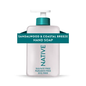 Native Liquid Hand Soap, Sandalwood & Coastal Breeze Scent, 13 fl oz Native Liquid Hand Soap, Sandalwood & Coastal Breeze Scent, 13 fl oz