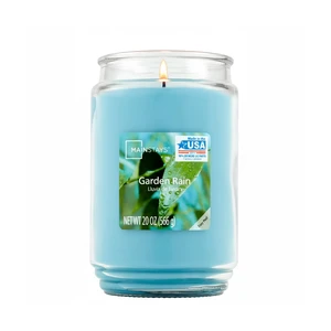 Mainstays Garden Rain Single-Wick Scented Glass Jar Candle, 20oz Mainstays Garden Rain Single-Wick Scented Glass Jar Candle, 20oz