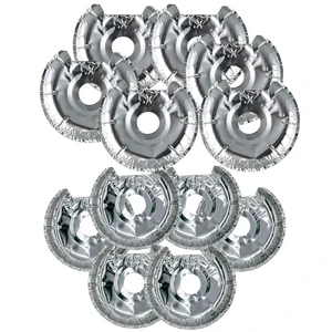 Mainstays R101F12 12 Pack Disposable Foil Drip Pan Liners for Electric Stoves Mainstays R101F12 12 Pack Disposable Foil Drip Pan Liners for Electric Stoves