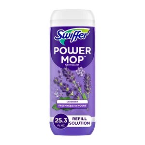 Swiffer Power Mop Refill Solution, 25.3 fl Oz, Tile, Vinyl, Laminate, Wood Floor Cleaner, Lavender Swiffer Power Mop Refill Solution, 25.3 fl Oz, Tile, Vinyl, Laminate, Wood Floor Cleaner, Lavender