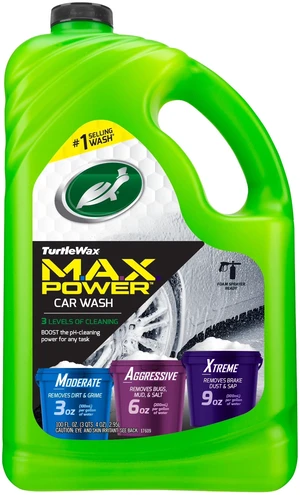 Turtle Wax 50597 Max-Power Car Wash 3 Levels of Cleaning 100oz Turtle Wax 50597 Max-Power Car Wash 3 Levels of Cleaning 100oz