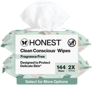 Honest Company Plant Based Baby Wipes Fragrance Free 144 Count Honest Company Plant Based Baby Wipes Fragrance Free 144 Count