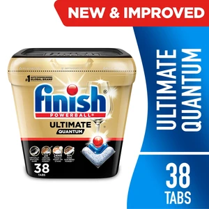 Finish Ultimate Quantum Dishwasher Pods, 50% More Cleaning Power, 38 Tabs Finish Ultimate Quantum Dishwasher Pods, 50% More Cleaning Power, 38 Tabs