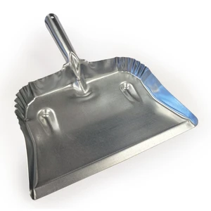 Fulton Heavy Duty Galvanized Steel Dustpan - Silver Fulton Heavy Duty Galvanized Steel Dustpan - Silver