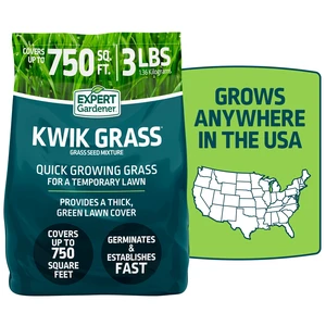 Expert Gardener Kwik Grass Seed Mix, 3 lb, for Sun to Partial Shade Expert Gardener Kwik Grass Seed Mix, 3 lb, for Sun to Partial Shade