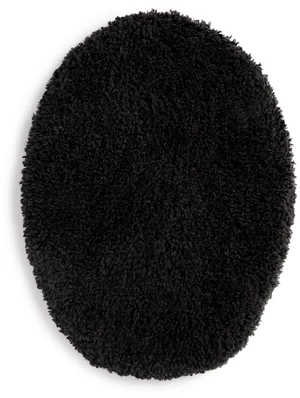 Mainstays Basic Polyester Toilet Lid Cover, 19" x 22", Black Mainstays Basic Polyester Toilet Lid Cover, 19" x 22", Black