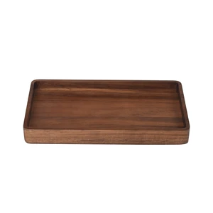 Better Homes & Gardens Acacia Wood Tray Organizer, Walnut Better Homes & Gardens Acacia Wood Tray Organizer, Walnut