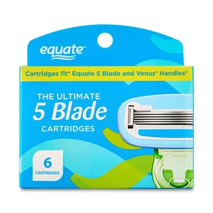 Equate Women's 5-Blade Cartridge Refills for Equate 5-Blade and Gillette Venus Handles, 6 Count Equate Women's 5-Blade Cartridge Refills for Equate 5-Blade and Gillette Venus Handles, 6 Count