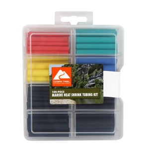 Ozark Trail 100-Piece Marine Heat Shrink Tubing Kit, 3:1 Adhesive-Lined Dual-Wall Ozark Trail 100-Piece Marine Heat Shrink Tubing Kit, 3:1 Adhesive-Lined Dual-Wall