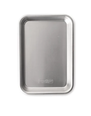 Nordic Ware Naturals 10" x 7" Aluminum Eighth Sheet, Rectangular Cookie and Baking Pan Nordic Ware Naturals 10" x 7" Aluminum Eighth Sheet, Rectangular Cookie and Baking Pan