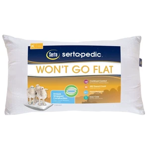 SertaPedic Won't Go Flat King Pillow SertaPedic Won't Go Flat King Pillow