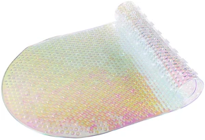Bath Bliss Jumbo Soft PVC Bath Rug, 36" x 18.1", Iridescent Bath Bliss Jumbo Soft PVC Bath Rug, 36" x 18.1", Iridescent