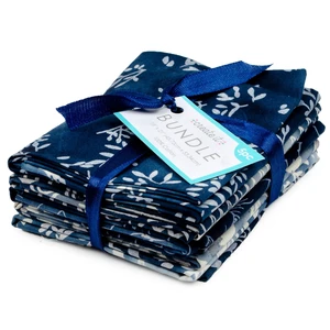 Create It 18"x21" Cotton Batik Precut Fabric Bundle, Blue, 5-Piece Create It 18"x21" Cotton Batik Precut Fabric Bundle, Blue, 5-Piece