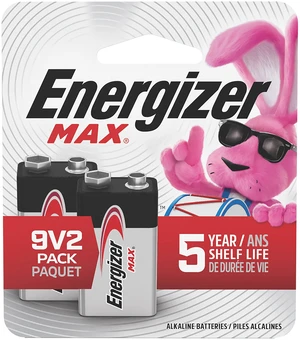 Energizer MAX 9V Alkaline Batteries (2 Pack) Energizer MAX 9V Alkaline Batteries (2 Pack)