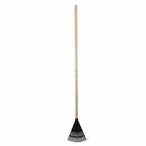 Expert Gardener 8-Inch Wood and Poly Shrub Leaf Rake Expert Gardener 8-Inch Wood and Poly Shrub Leaf Rake