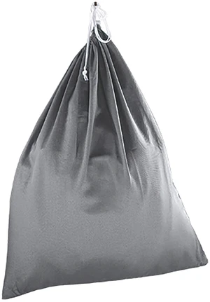 Mainstays Durable Drawstring Polyester Cotton Laundry Bag in Gray for Clothing Storage Mainstays Durable Drawstring Polyester Cotton Laundry Bag in Gray for Clothing Storage