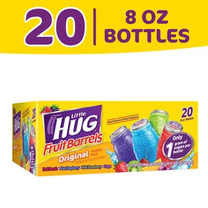 Little HUG Fruit Barrels Original Shelf Stable Kids Drinks Variety Pack, 20 Count, 8 fl oz Bottles Little HUG Fruit Barrels Original Shelf Stable Kids Drinks Variety Pack, 20 Count, 8 fl oz Bottles