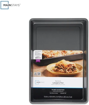Mainstays 15"x10" Non-Stick Lasagna Pan Mainstays 15"x10" Non-Stick Lasagna Pan