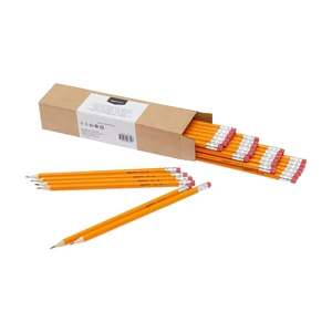 Amazon Basics Wood-Cased #2 HB School Pencils with Erasers for Writing and Drawing, Pre-sharpened, Soft Strong Lead, Orange, 30 Count Amazon Basics Wood-Cased #2 HB School Pencils with Erasers for Writing and Drawing, Pre-sharpened, Soft Strong Lead, Orange, 30 Count