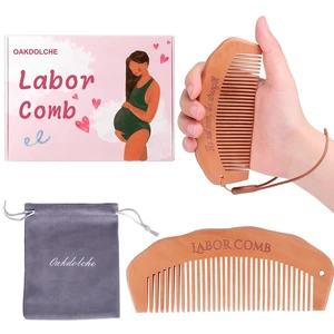 Wooden Birth Comb, Pregnancy Essentials for labor pain Wooden Birth Comb, Pregnancy Essentials for labor pain