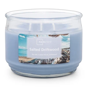 Mainstays Salted Driftwood Scented Jar Candle, 11.5 oz Mainstays Salted Driftwood Scented Jar Candle, 11.5 oz