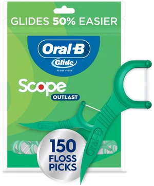 OralB Floss, Glide Mint Floss Picks with Scope, 150 Count OralB Floss, Glide Mint Floss Picks with Scope, 150 Count