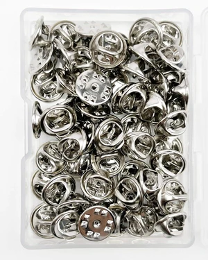 Lock Pin Backs for Lapel Pins, 50 Pack Lock Pin Backs for Lapel Pins, 50 Pack