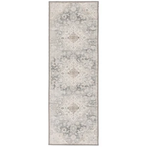 Mainstays 20 in x 60 in Persian Medallion Indoor Runner Rug, Blue Mainstays 20 in x 60 in Persian Medallion Indoor Runner Rug, Blue