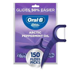 OralB Floss, Glide Arctic Peppermint Floss Picks 150 Count OralB Floss, Glide Arctic Peppermint Floss Picks 150 Count
