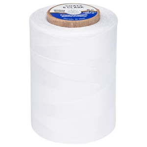Coats & Clark 100% Cotton Sewing Thread, 1200 yd Size 50, White Coats & Clark 100% Cotton Sewing Thread, 1200 yd Size 50, White