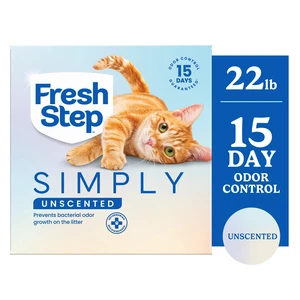 Fresh Step Simply Multi-Cat Clumping Cat Litter, Unscented, 22 lb Box Fresh Step Simply Multi-Cat Clumping Cat Litter, Unscented, 22 lb Box