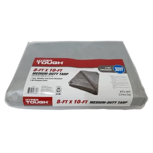 Hyper Tough Weather Resistant Medium Duty 8 ft x 10 ft Polyethylene Tarp Hyper Tough Weather Resistant Medium Duty 8 ft x 10 ft Polyethylene Tarp