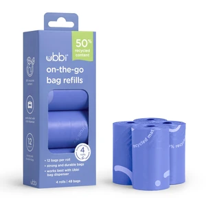 Ubbi On-the-Go Refill Bags, Lavender Scented, 4 Pack Ubbi On-the-Go Refill Bags, Lavender Scented, 4 Pack