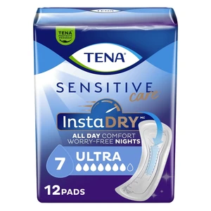 TENA Sensitive Care InstaDry Ultra Incontinence Pads for Women, 12 ct TENA Sensitive Care InstaDry Ultra Incontinence Pads for Women, 12 ct
