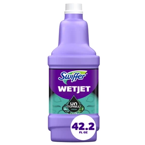 Swiffer Wet Jet Mop Refill Solution, Floor Cleaner, Unstopables, 1.25L Swiffer Wet Jet Mop Refill Solution, Floor Cleaner, Unstopables, 1.25L