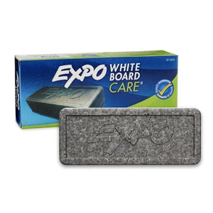 EXPO Dry Erase Soft Pile Block Whiteboard Eraser, 5-1/8 in. x 1-1/2 in. - Whiteboard, Calendar, Organization, Essential Supplies for Office, School, Classroom, Teachers EXPO Dry Erase Soft Pile Block Whiteboard Eraser, 5-1/8 in. x 1-1/2 in. - Whiteboard, Calendar, Organization, Essential Supplies for Office, School, Classroom, Teachers