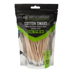 Breakthrough Clean Technologies Double-Ended Cotton Swabs, 100 Pack Breakthrough Clean Technologies Double-Ended Cotton Swabs, 100 Pack