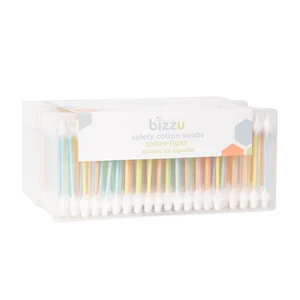 Bizzu Safety Cotton Swabs 280 Count for Newborns - Gentle Double Sided Tips Bizzu Safety Cotton Swabs 280 Count for Newborns - Gentle Double Sided Tips