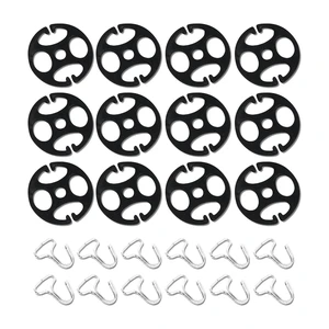 24PCS Car Seat Cover Plum Plate Metal Hooks, 12 Metal Hooks Set Locking Clip Plastic Card Fixed Fastener Buckle + 12 Plastic Car Seat Covers Chucks for Car Seat Replacements Accessories (Black) 24PCS Car Seat Cover Plum Plate Metal Hooks, 12 Metal Hooks Set Locking Clip Plastic Card Fixed Fastener Buckle + 12 Plastic Car Seat Covers Chucks for Car Seat Replacements Accessories (Black)