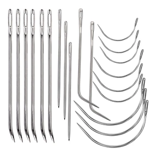 Veroave Sewing Needles, Curved Needle, 20 PCS Upholstery Needle Veroave Sewing Needles, Curved Needle, 20 PCS Upholstery Needle